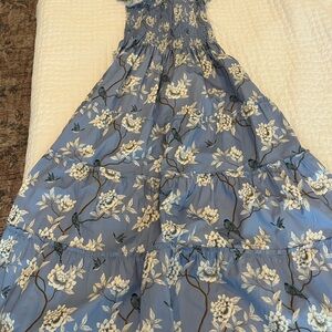 Hill House Ellie Nap Dress Size XS Diane Hill Blue Chinoiserie
